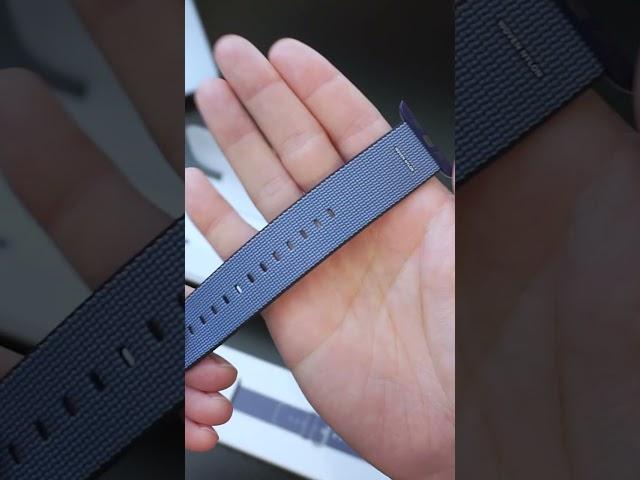 Apple Watch Official Woven Nylon Midnight Blue 42mm Unboxing! #Shorts