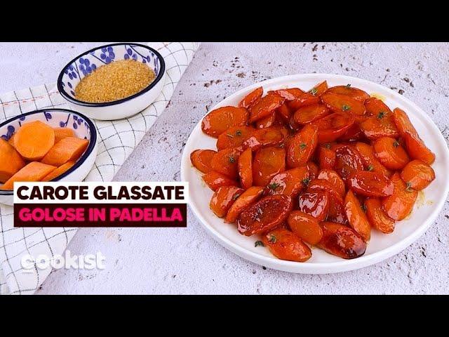 Carote glassate: un contorno semplice e goloso da fare in padella!