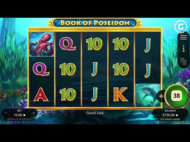 Book Of Poseidon by Booming Games Slot Features | GamblerID