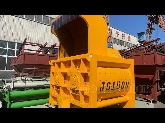 JS1500 Concrete Mixer | Efficient And Intelligent Concrete Production Machine