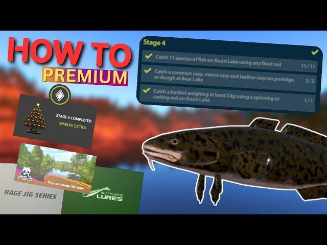 HOW TO COMPLETE "NEW YEAR'S CHALLENGE" STAGE 4 (PREMIUM) Russian fishing 4