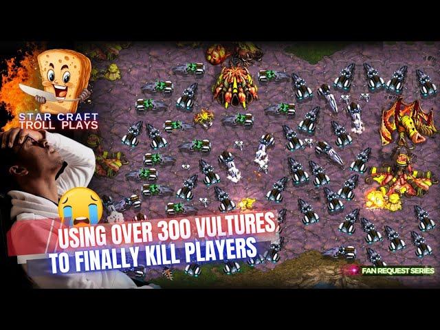 StarCraft Troll Plays  |  Using 300 Vultures To Kill Players  |  How To Gameplay