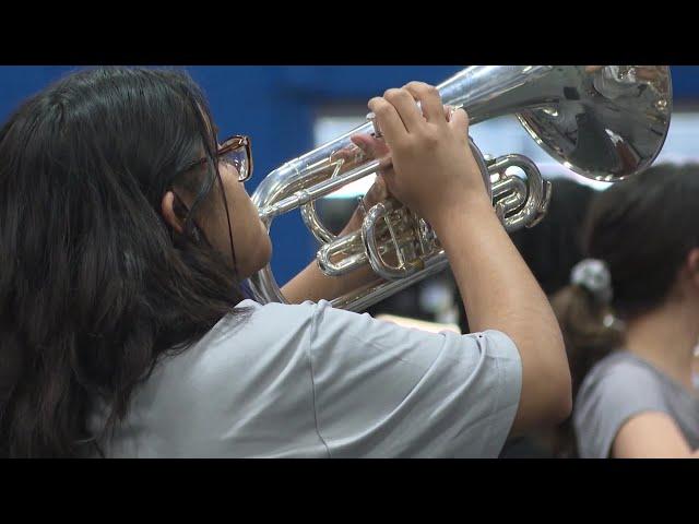 Memorial Day: Manor New Tech band marching on national stage