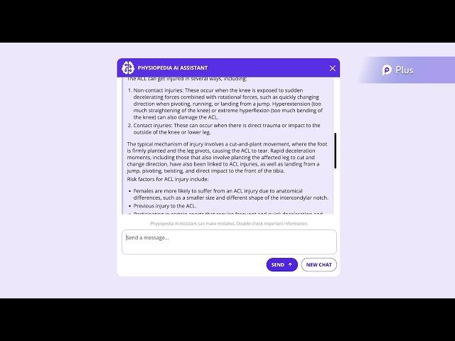 Using the Physiopedia AI Assistant