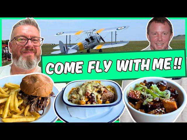 I Review GUY RITCHIE'S BBQ RESTAURANT At An AIRFIELD!