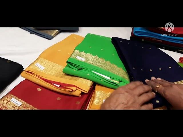 Let’s Go Saree Shopping To T.Nagar Chennai (Mysore Silk And Semi Soft Silk Sarees)