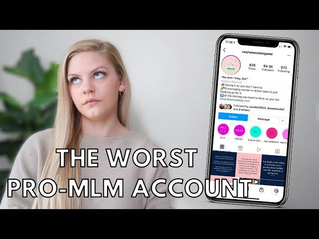 MLM TOP FAILS: NO SHAME SALES GAME EDITION | Debunking insane posts from a pro-MLM account #ANTIMLM