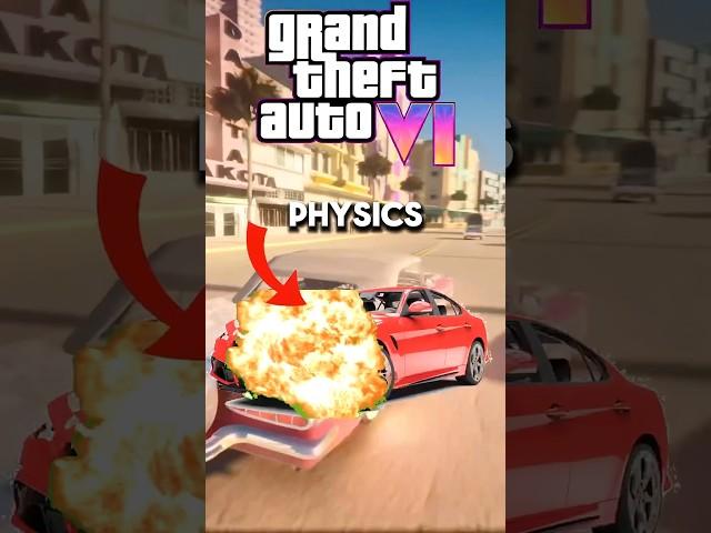 Most Insane Vehicle Physics Leaked In GTA 6!  #shorts #gta6 #trending #youtubeshorts