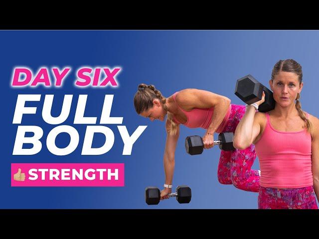 New Year Challenge Day 6: 20-Minute Full Body Strength (with Abs)