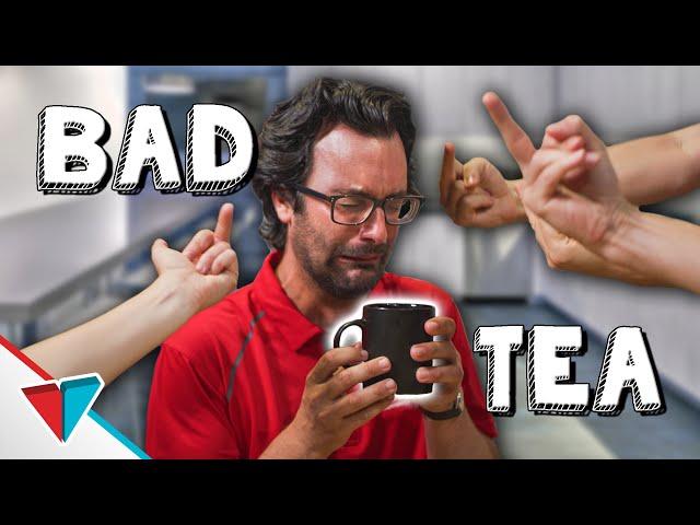 Adam makes a bad tea