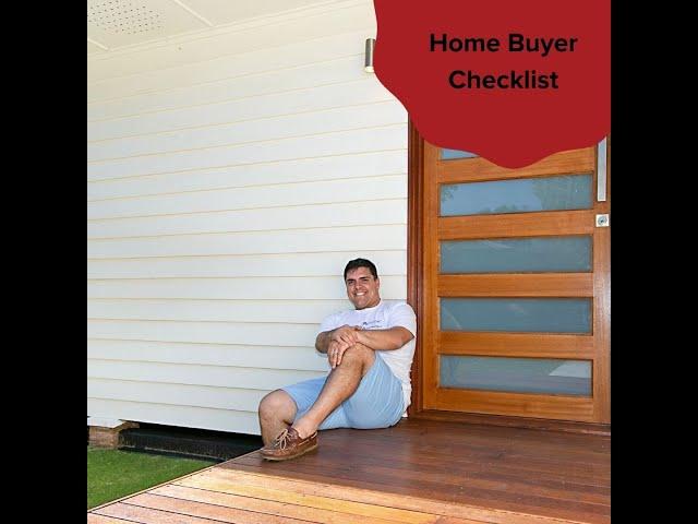 Home Buyer Checklist