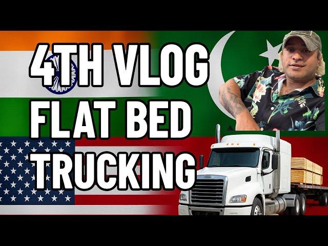 My 4th VLOG FLAT BED JOHN SHAQI TRUCKING