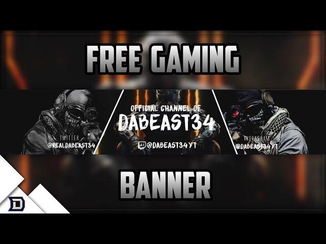 How to make a FREE YouTube gaming banner with Pixlr!