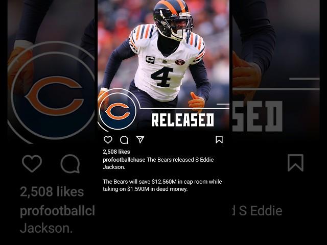 S - Eddie Jackson Released
