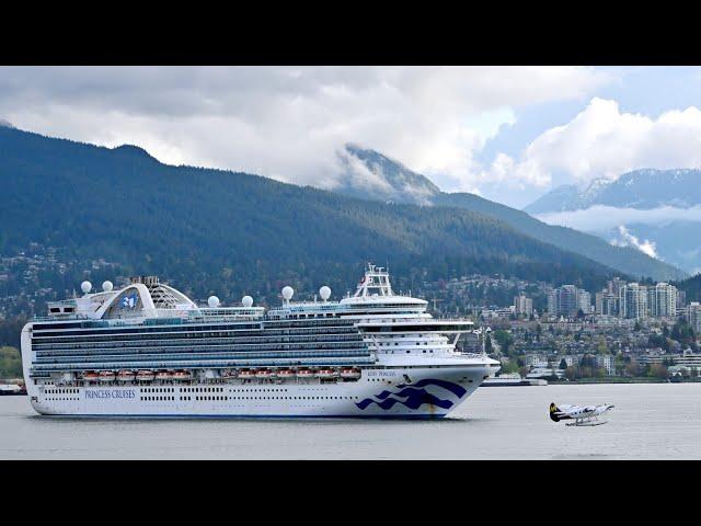 Ruby Princess invades Canada Place