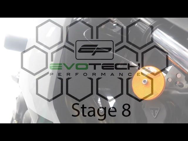 How to install the Evotech Performance radiator guard 2024 Triumph Daytona 660