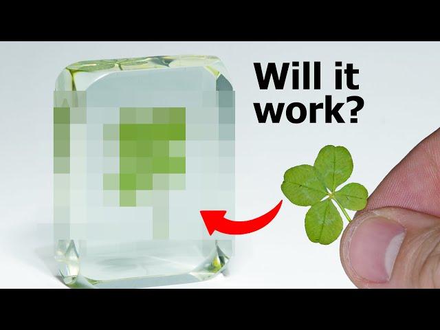 How To Make Four-leaf Clover Art With Epoxy Resin
