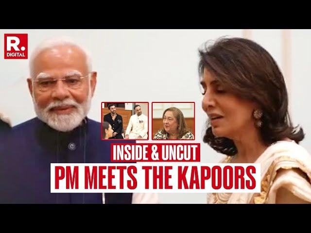 PM Modi Meets Kapoor Family: Kareena Kapoor Gets PM Modi's Autograph For Taimur,  Drops Pictures