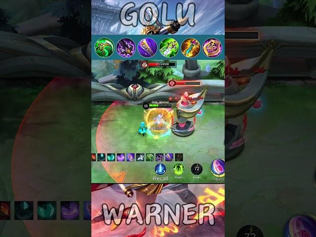 Cici vs Turret #goluwarner