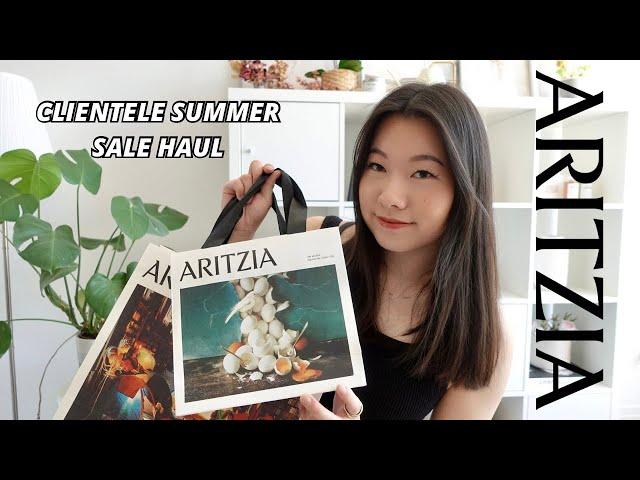 ARITZIA TRY ON HAUL  | Aritzia Clientele Sale 2024