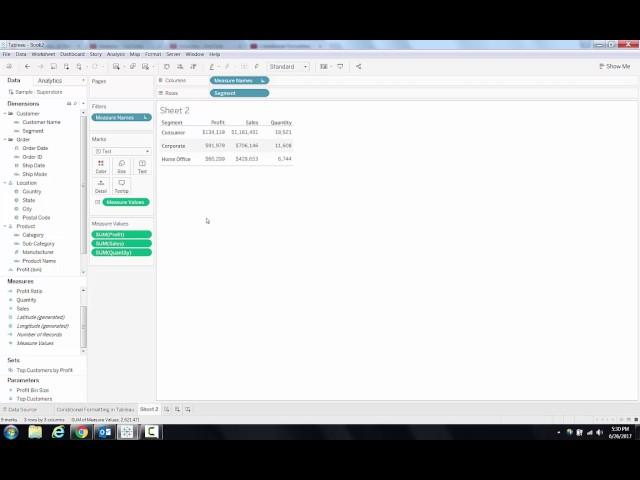 Conditional Formatting in Tableau (lightning quick in versions newer than 10.1) - Tableau Quickvids
