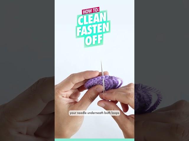 How to Crochet : Clean Fasten Off - Beginner Amigurumi Tutorial