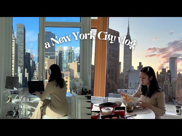 Living in NYC | work day routines & weekend activities