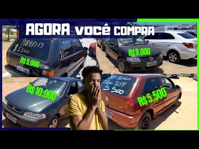 FEIRA DE VEICULOS, CARROS DE 5 MIL À 10 MIL  05/02/2023