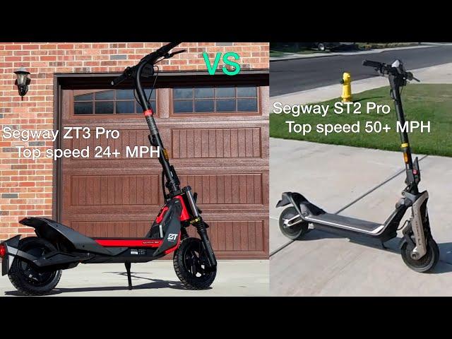 Segway  ZT3 Pro VS Segway ST2 Pro Electric Scooter