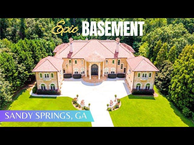 19,000 SQFT Home w/ Ballroom, Bar & Lounge + 10 Bedrooms on 2 Acres FOR SALE North of Atlanta