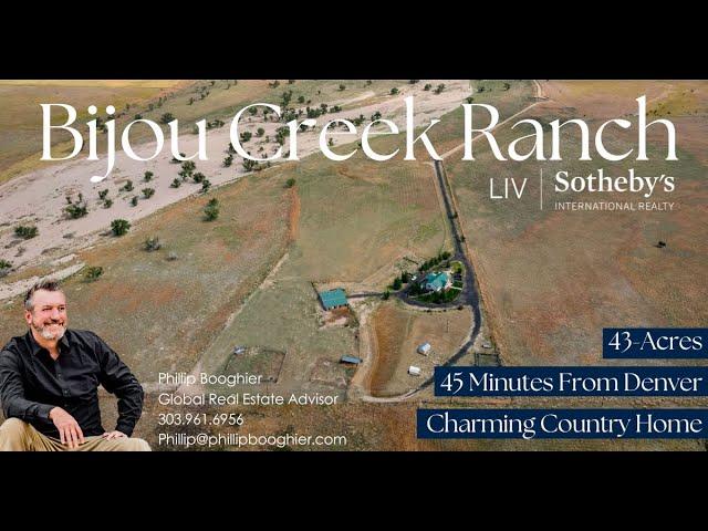 Discover Bijou Creek Ranch: 43 Acres of Serenity in Byers, Colorado