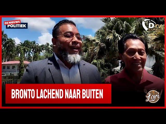  De Nieuwe Politiek Live: Bronto houdt kaken stijf na meeting President (Suriname) (Video: Keynews)