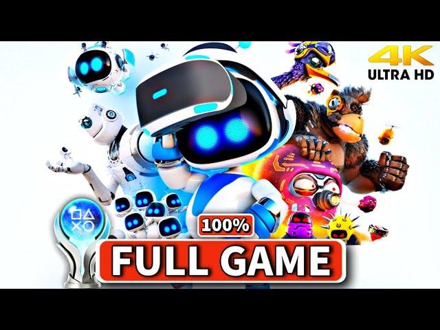 ASTRO BOT Rescue Mission - Full Gameplay Platinum Walkthrough 100% (4k) All Trophies & Collectibles