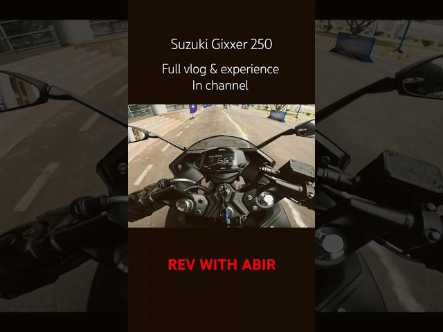 Suzuki gixxer 250cc test ride #gixxer250 #testridevideo #motovlog #suzukibangladesh #suzuki #gixxer