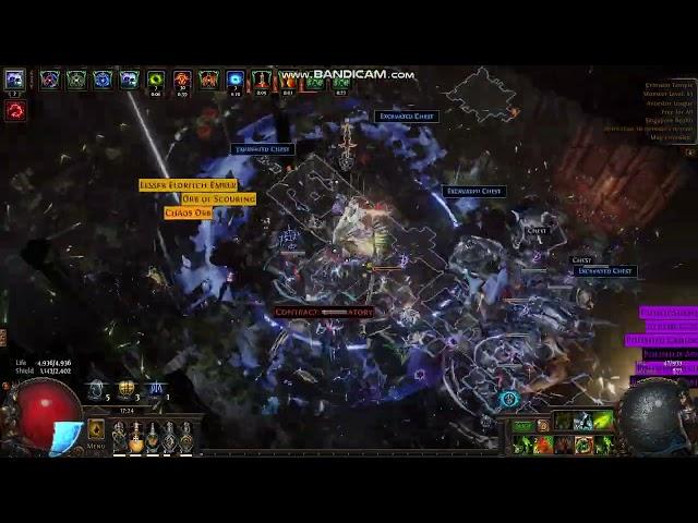 POE 3.22 MF Vaal Caustic Arrow Pathfinder