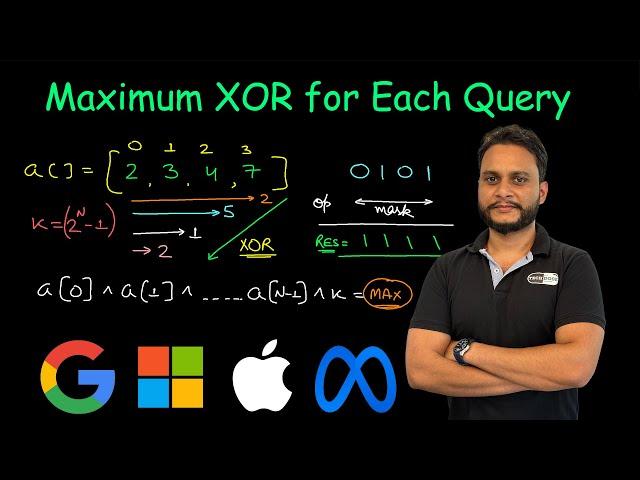 Maximum XOR for Each Query | Leetcode 1829