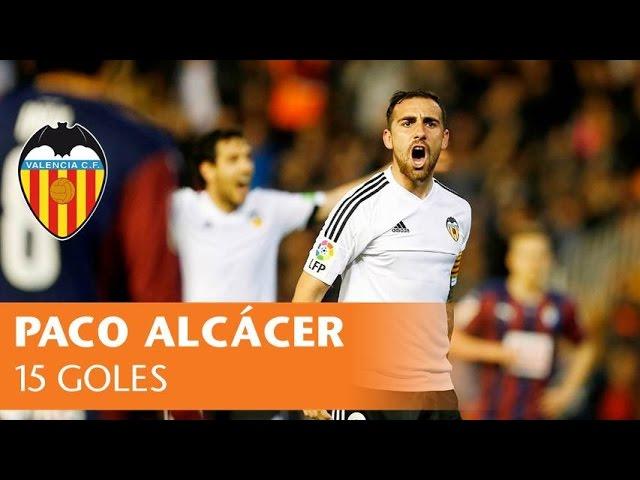 VALENCIA CF I LOS 15 GOLES DE PACO ALCÁCER ESTA TEMPORADA