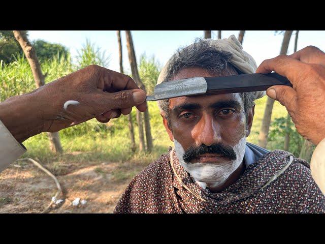 ASMR Fast Shaving With Amazing Barber Old