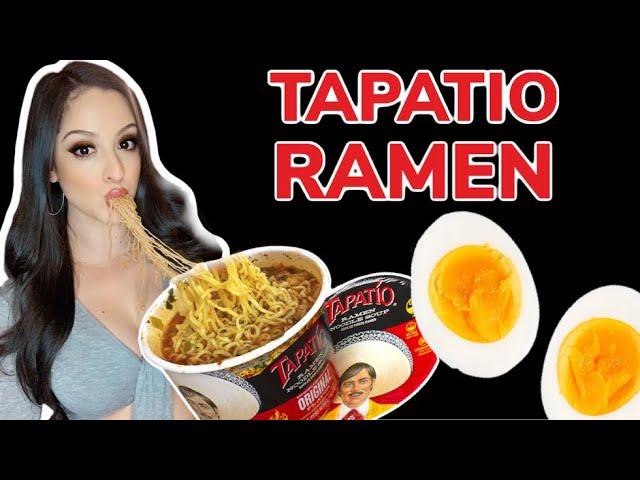 Tapatio Ramen Noodles + Boiled Egg