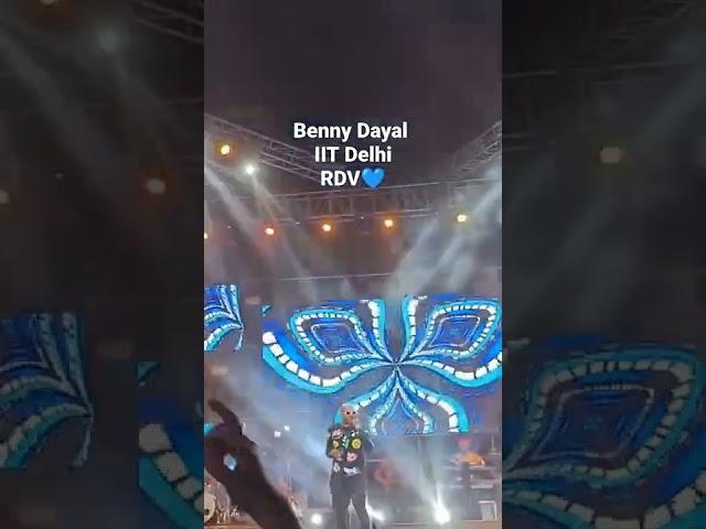 Benny Dayal Rdv'22 IIT Delhi #shorts #rdv #rendezvous #iit #iitjee #motivation  #jee #iitdelhi