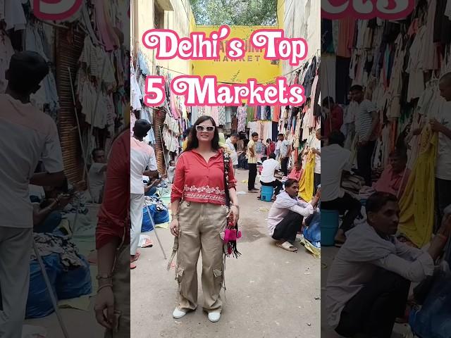 Delhi Top 5 Market #top10  #delhi #mumbai #shopping #shorts #viralvideo #trending #sakshianand