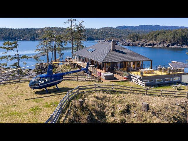 $5.3 Million Luxury Waterfront Property on Private Peninsula | Quadra Island, Vancouver Real Estate