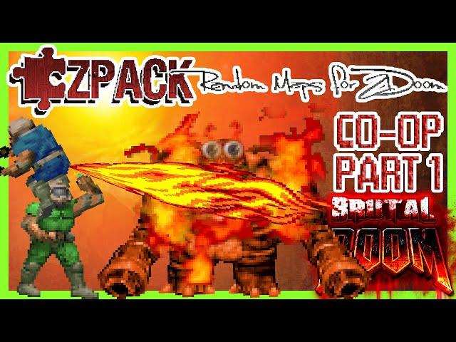 DOOM CO-OP ️ ZPack (Brutal DOOM ️ addons) ️part 1️