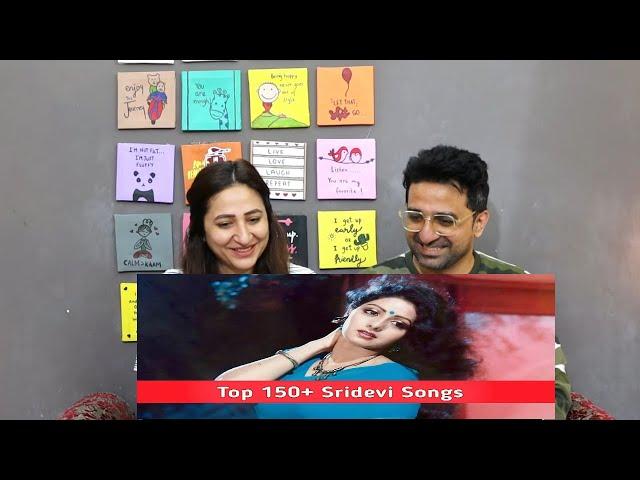 Pakistani Reacts to Top 150+ Songs Of Sridevi | Sridevi Superhit Songs Of All Time |