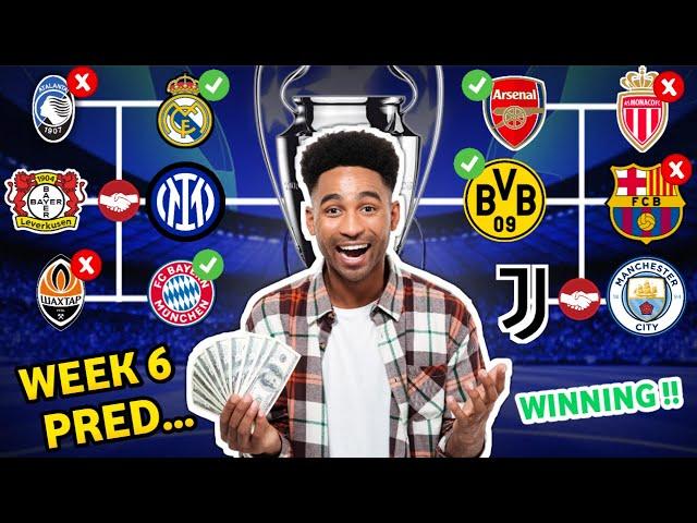 UEFA CHAMPIONS LEAGUE GAMEWEEK 6 PREDICTIONS & BETTING TIPS!