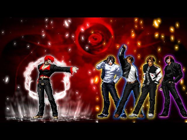 [KOF Mugen] Yagami Black Hole (Update) VS. Kyo Kusanagi Team