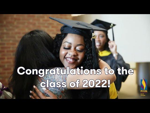 Commencement Ceremony Highlights | PCOM South Georgia Graduate Programs Class of 2022