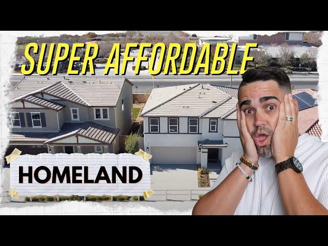 Touring New Homes Near Menifee | $500k Homes in Homeland CA