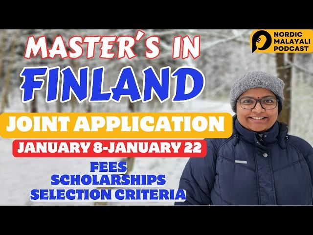 Finland 2025 Joint Application to Master's Programs | Malayalam | Finland Higher Education