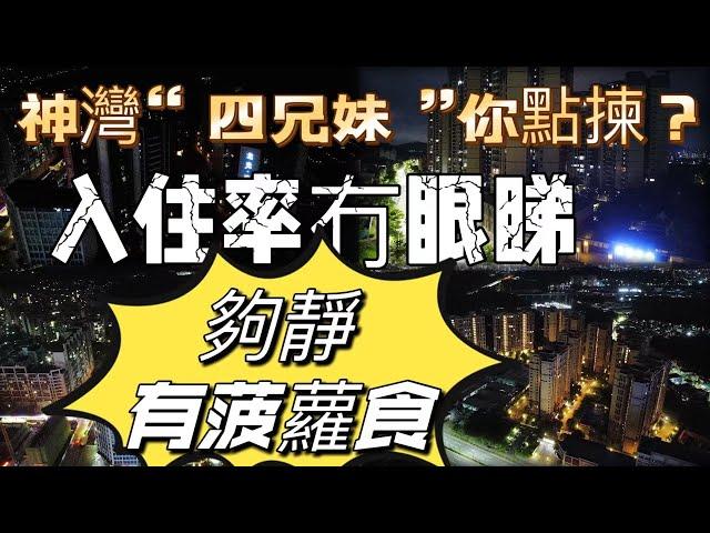 #中山樓盤 神灣【四兄妹】你會點揀？入住率真係冇眼睇！真係夠靜又有菠蘿食！掂啊！